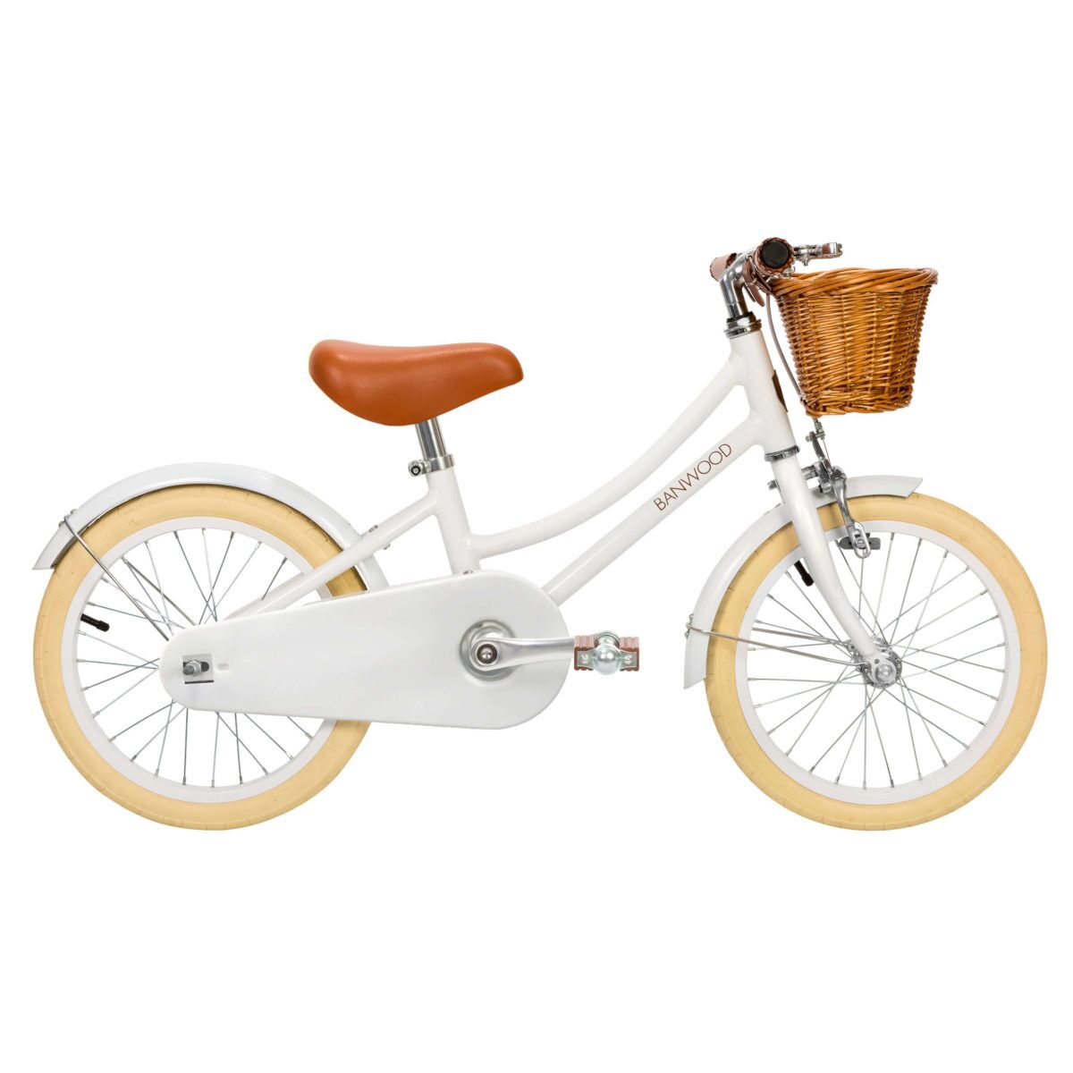 Banwood 16 Zoll Retro Kinder Fahrrad Classic White – weiß 00