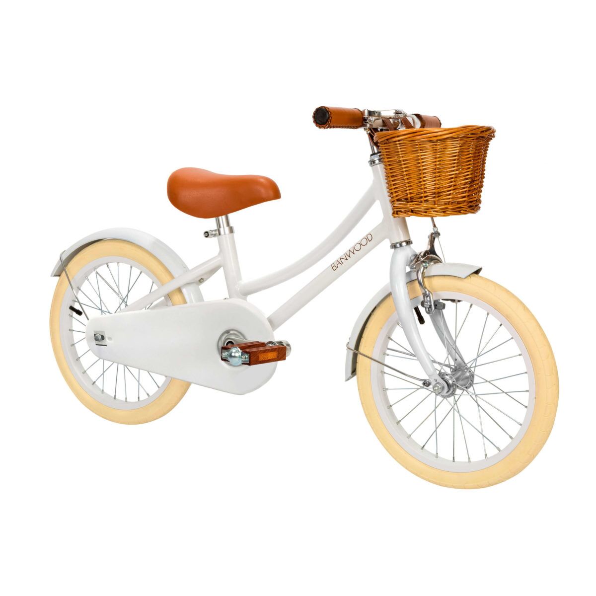 Banwood 16 Zoll Retro Kinder Fahrrad Classic White – weiß 01