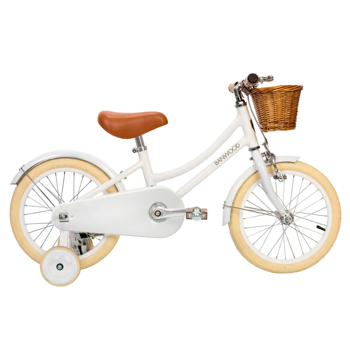 Banwood 16 Zoll Retro Kinder Fahrrad Classic White – weiß 02