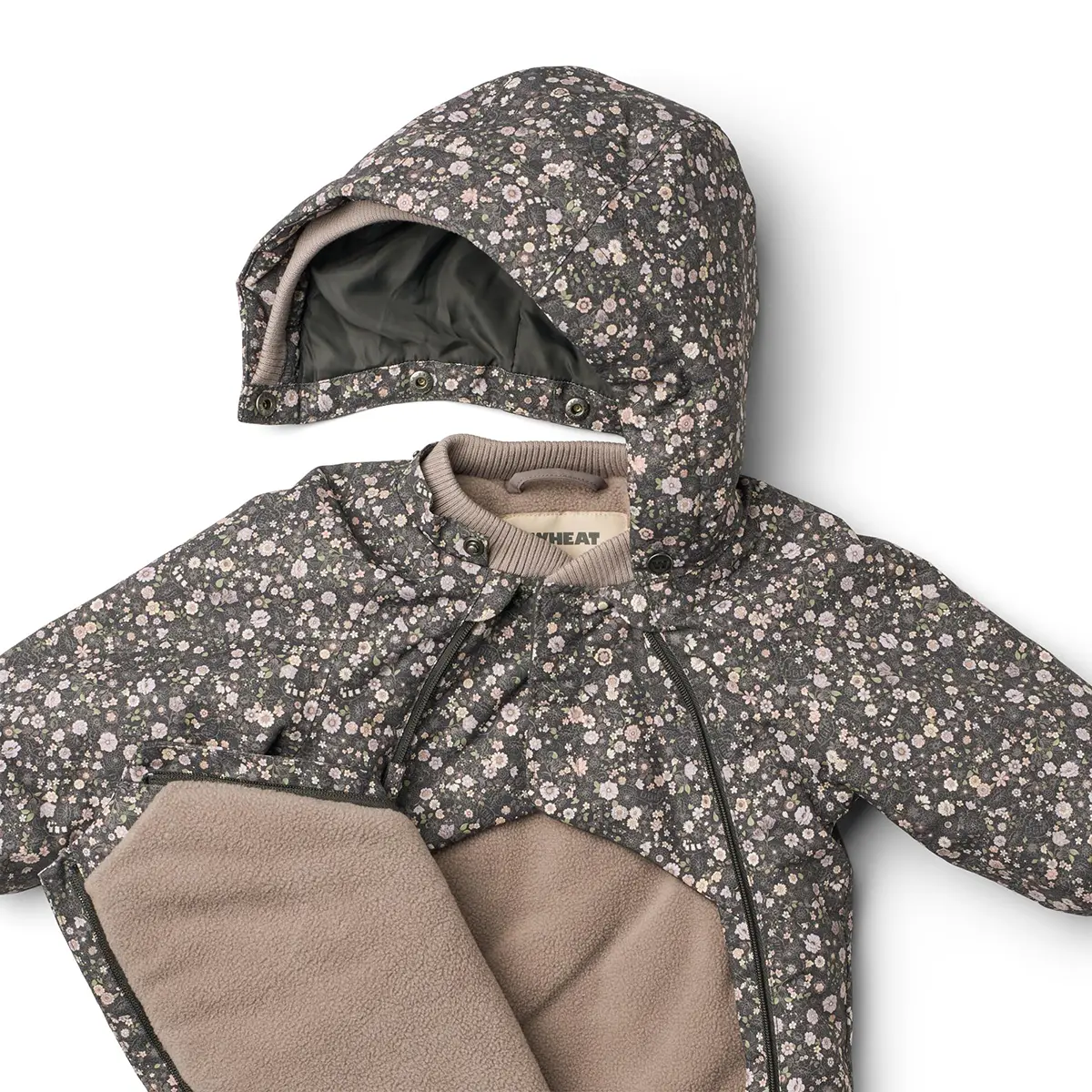 Wheat Winterjacke Sascha „Black Sea Open Flowers“
