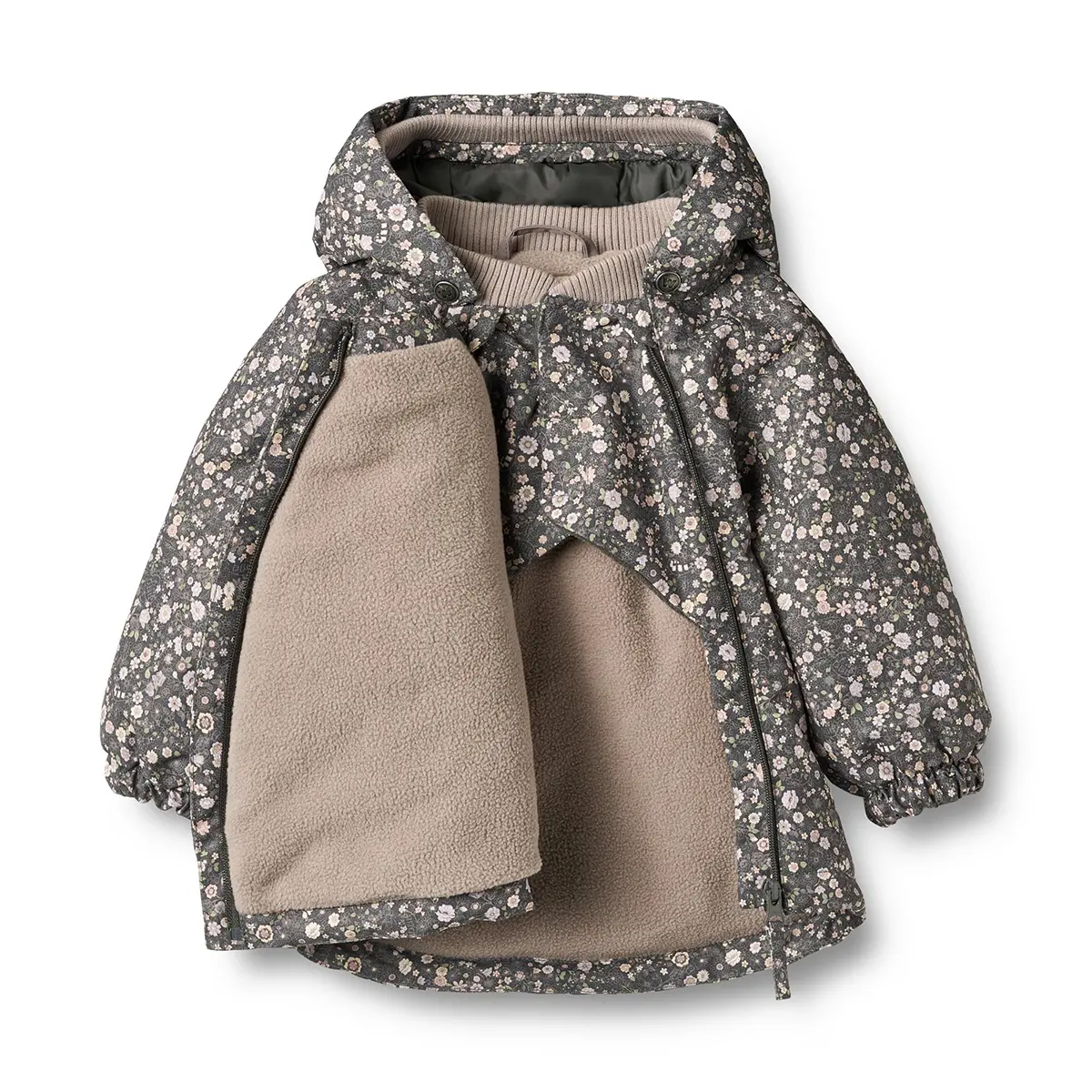 Wheat Winterjacke Sascha „Black Sea Open Flowers“