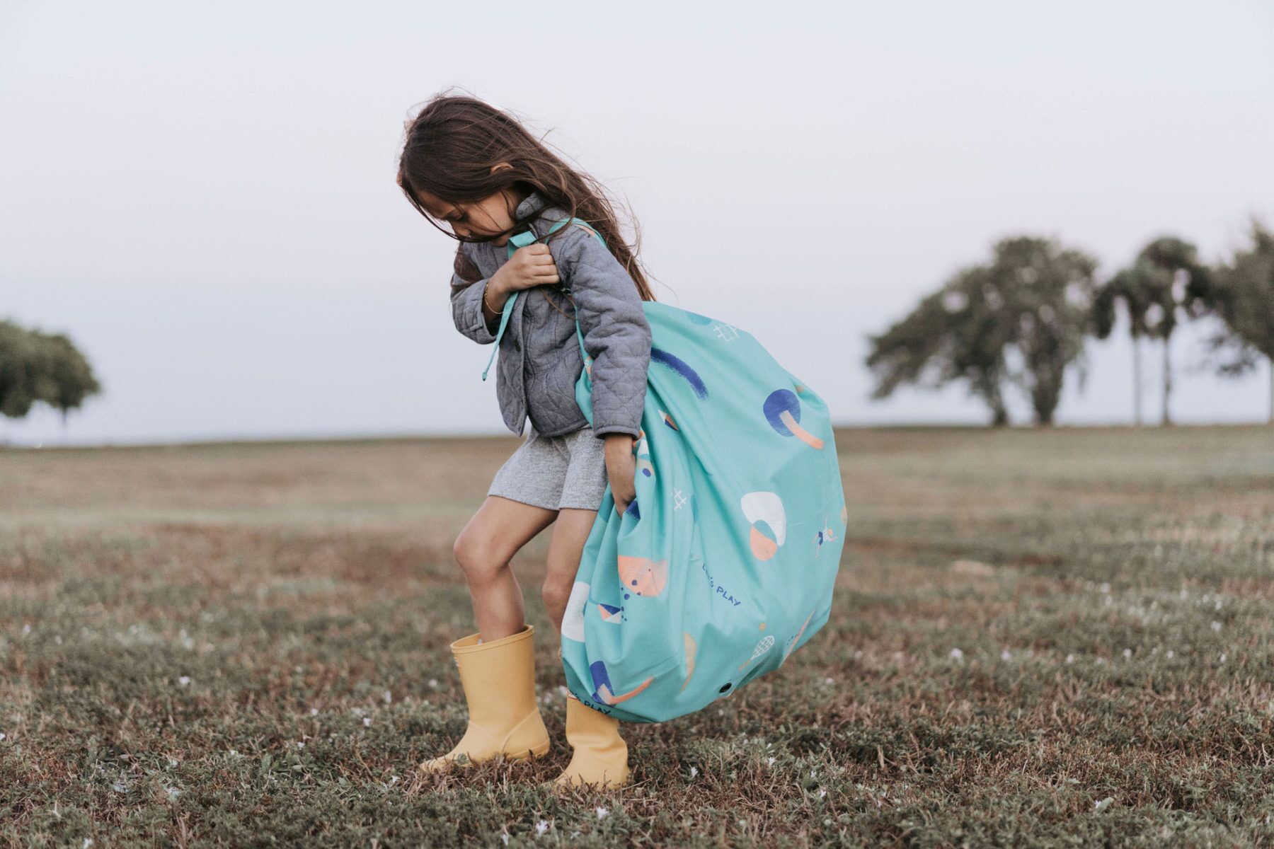 Play&Go Spielzeugsack Spielmatte Play Outdoor (ø140cm) 06