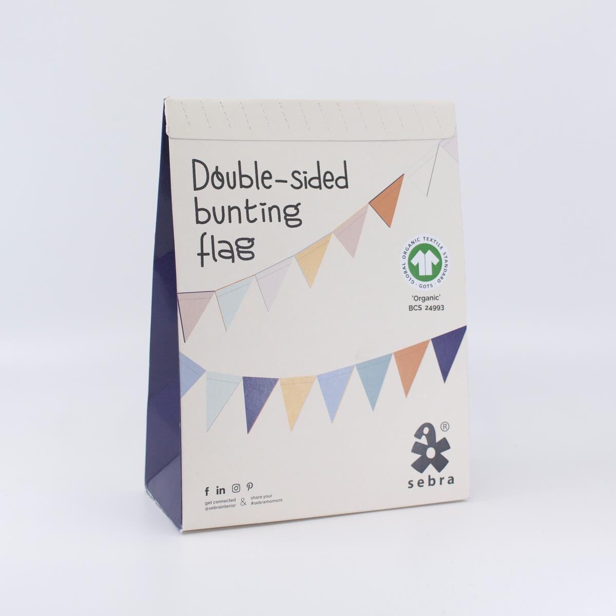 Sebra Wimpelgirlande mit Geschenkverpackung