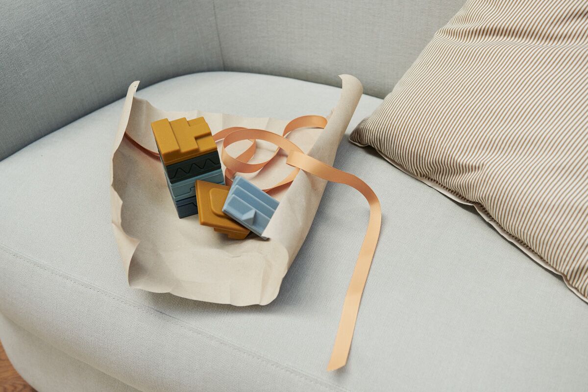 Liewood Morgan Stapelturm „Blue multi mix“, Silikon