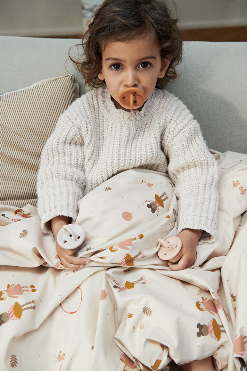 Liewood Paula Silikon-Schnuller „Rose multi mix“, 6er-Set, medizinische Qualität