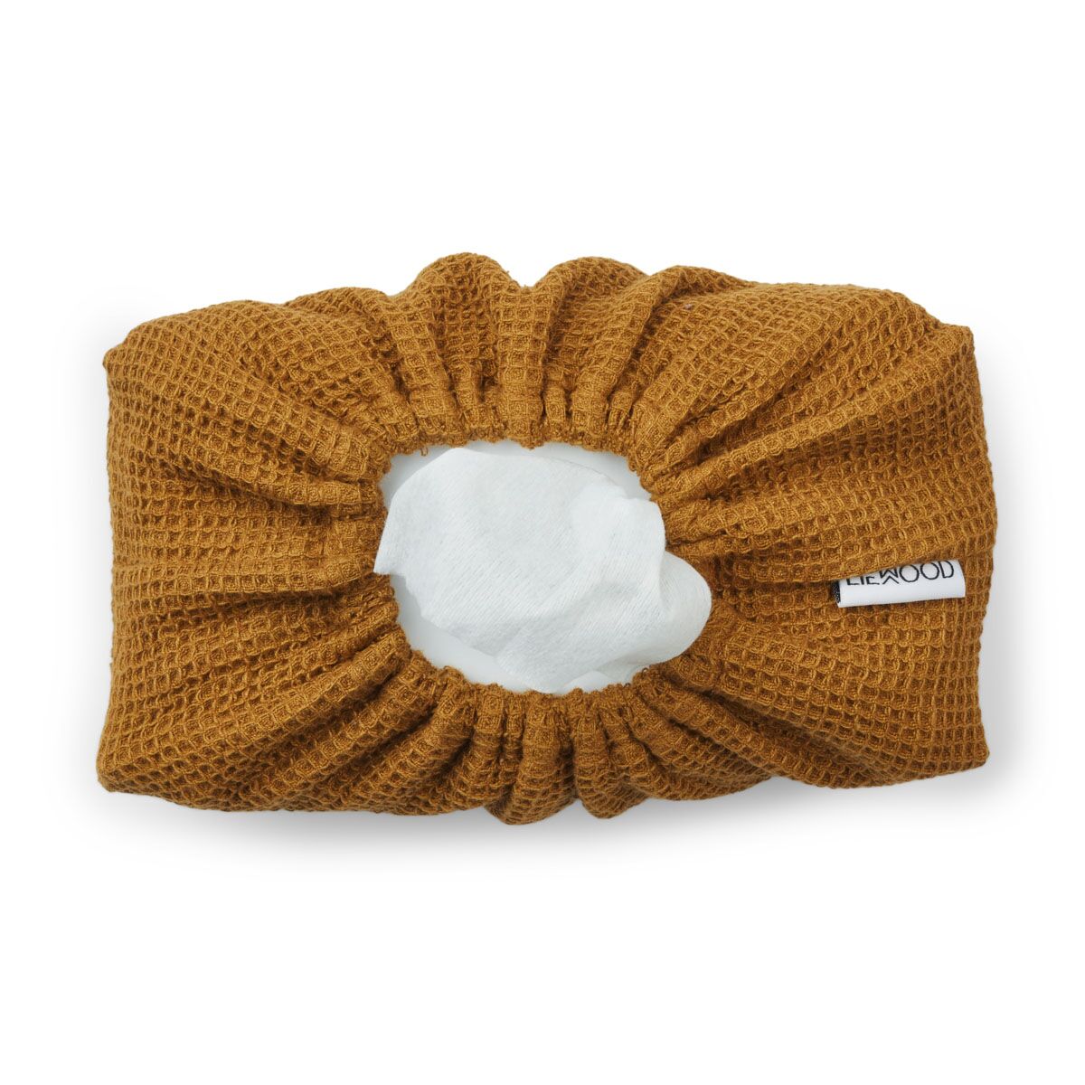 Liewood Feuchttücherhülle Skyler „Golden caramel“, 21x11cm, 2er-Set