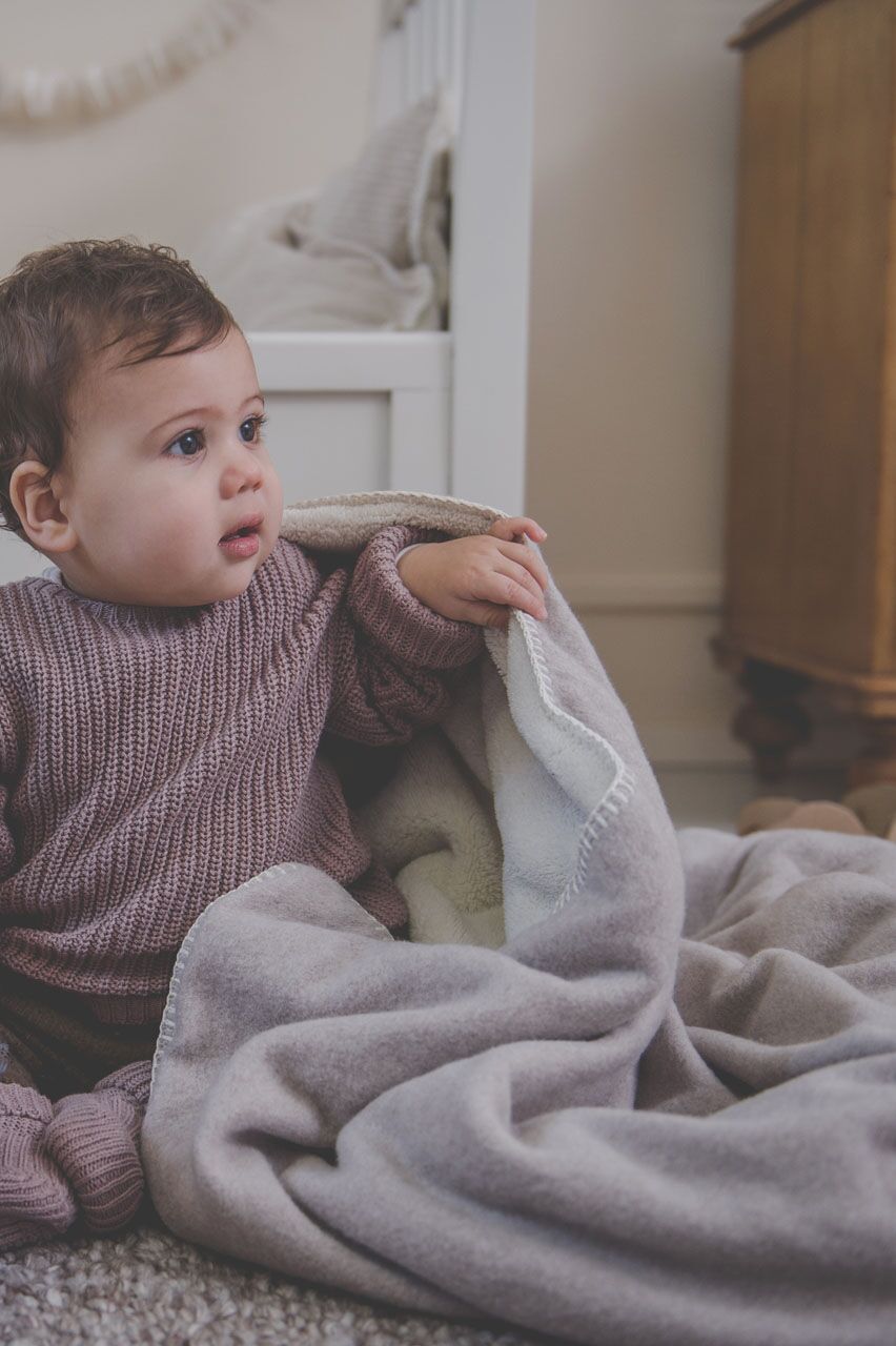 koeka Babydecke Denver Plüsch „clay“, 75x100cm – Bild 4