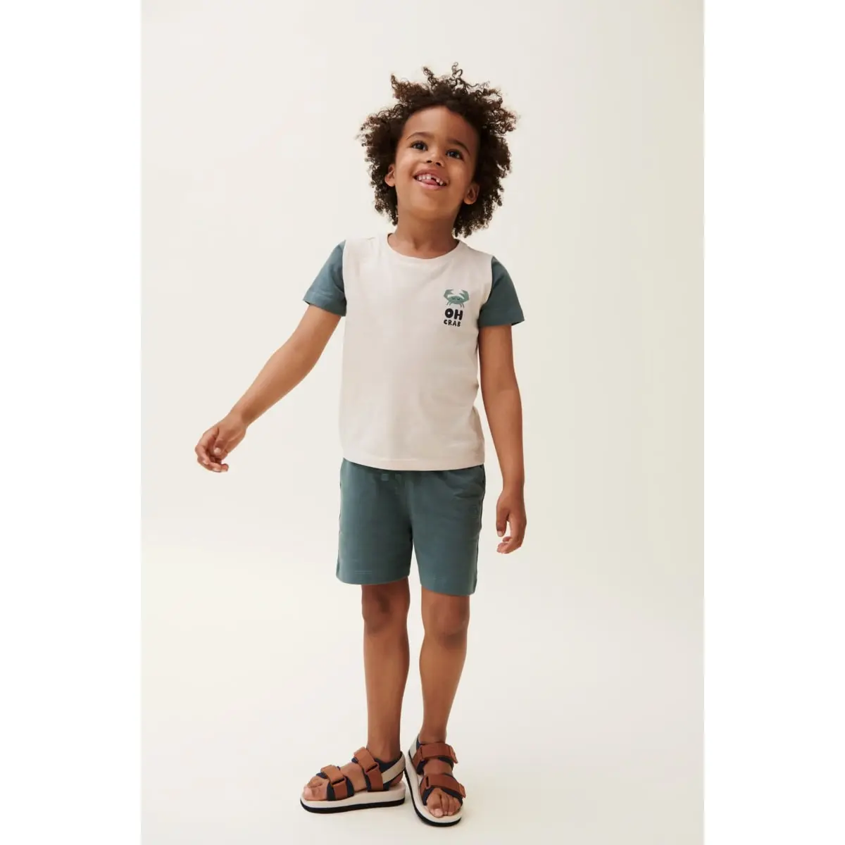 Liewood Kurzarm Baby-T-Shirt Apia „Sea creature / Sandy“, Gr. 56-80, 92 – Bild 3