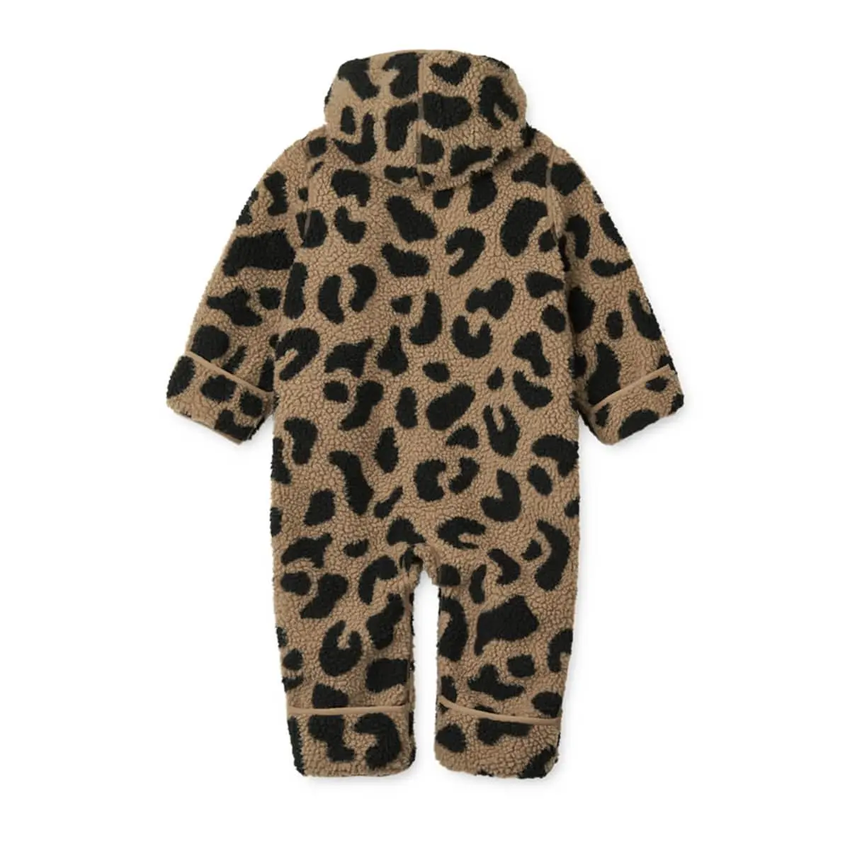 Liewood Fraser Baby-Overall „Mega leo / Oat mix“, Teddystoff, Gr. 62-74 – Bild 2