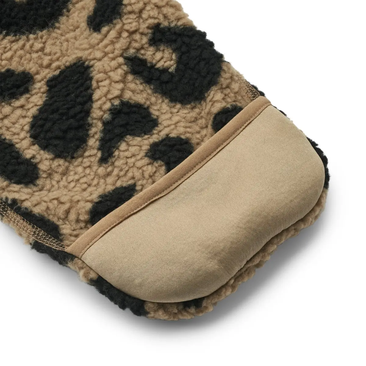 Liewood Fraser Baby-Overall „Mega leo / Oat mix“, Teddystoff, Gr. 62-74 – Bild 4