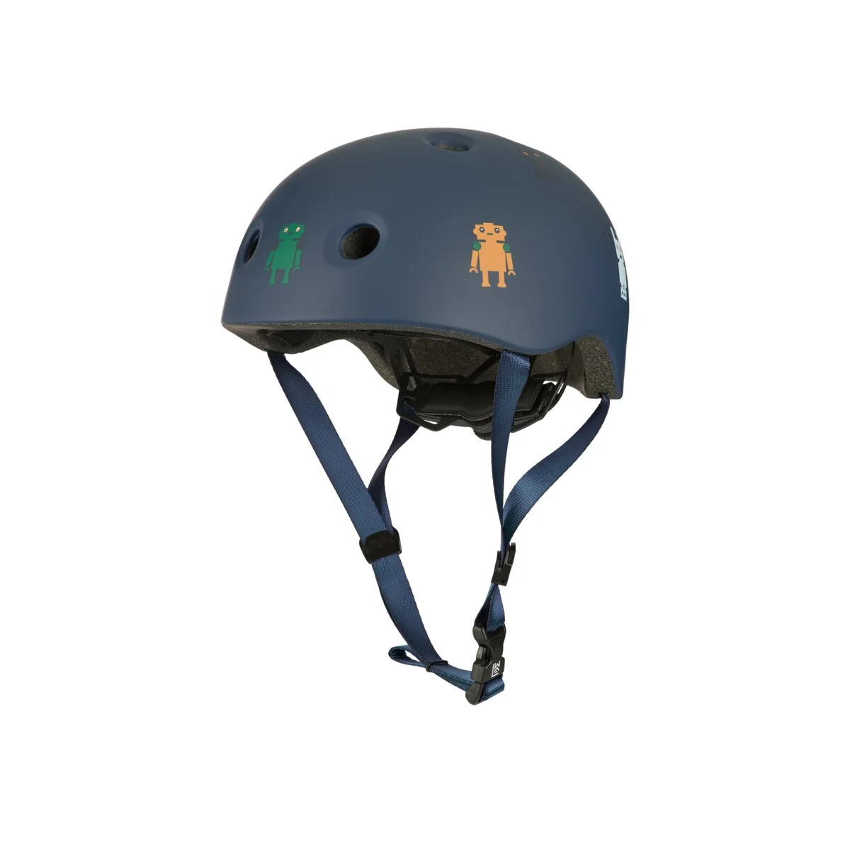 Liewood Kinder-Fahrradhelm Hilary „Robots / Indigo blue“