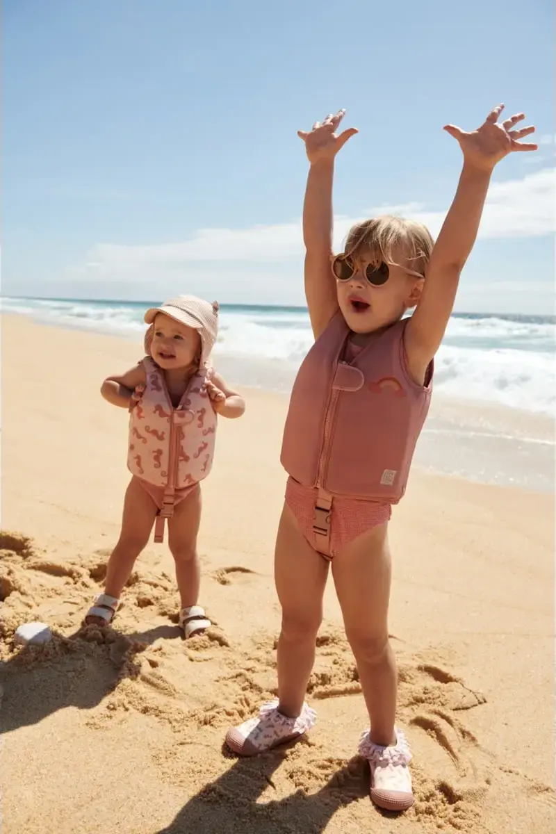 Liewood Dove Kinder-Schwimmweste „Seahorse / Apple blossom“