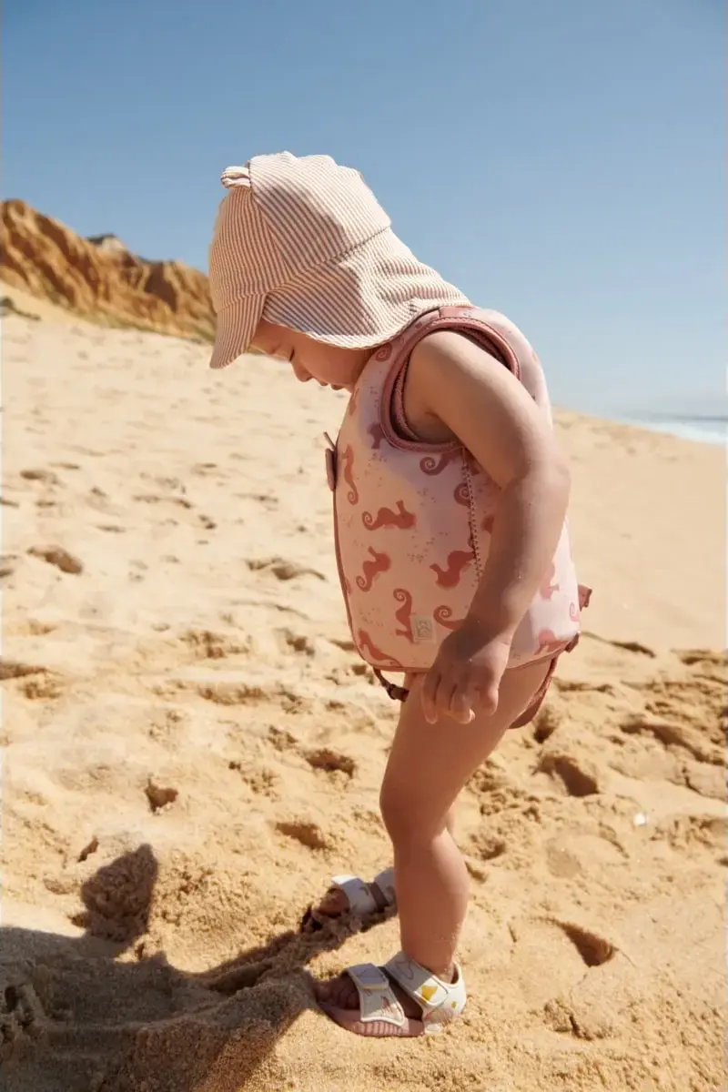 Liewood Dove Kinder-Schwimmweste „Seahorse / Apple blossom“