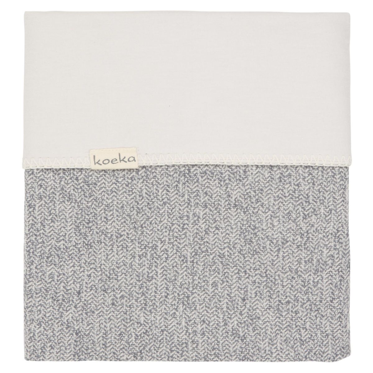 koeka Babydecke Vigo Fannel sparkle grey : pebble, 70x100cm