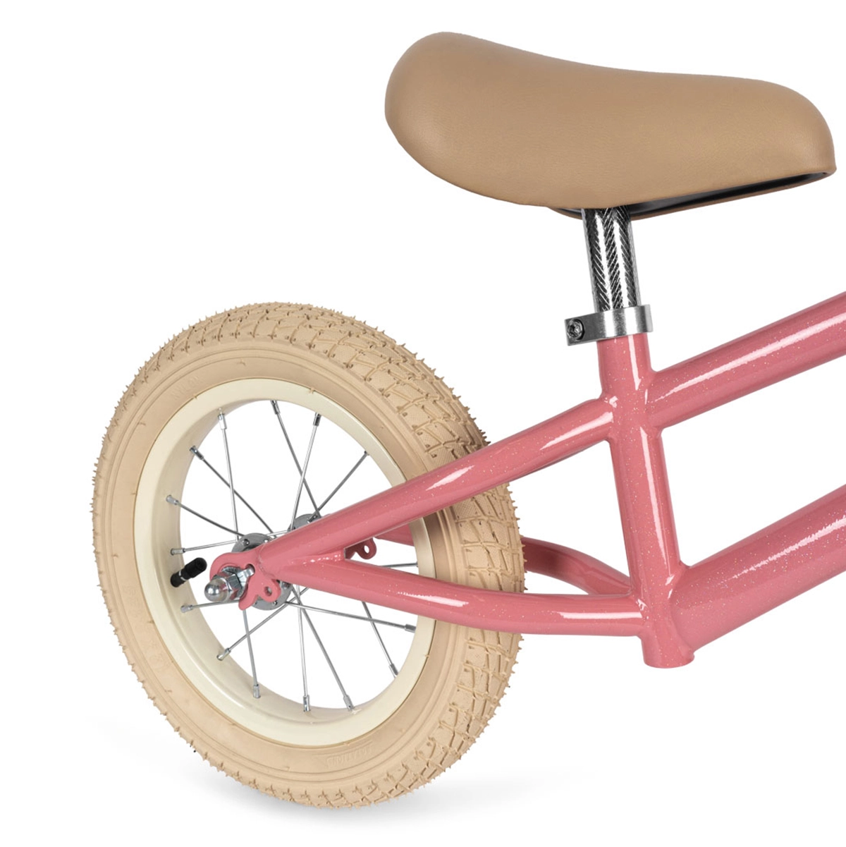 Konges Sløjd Laufrad Balance Bike „Sparkeling Pink“, 12-Zoll, ab ca. 2 Jahre