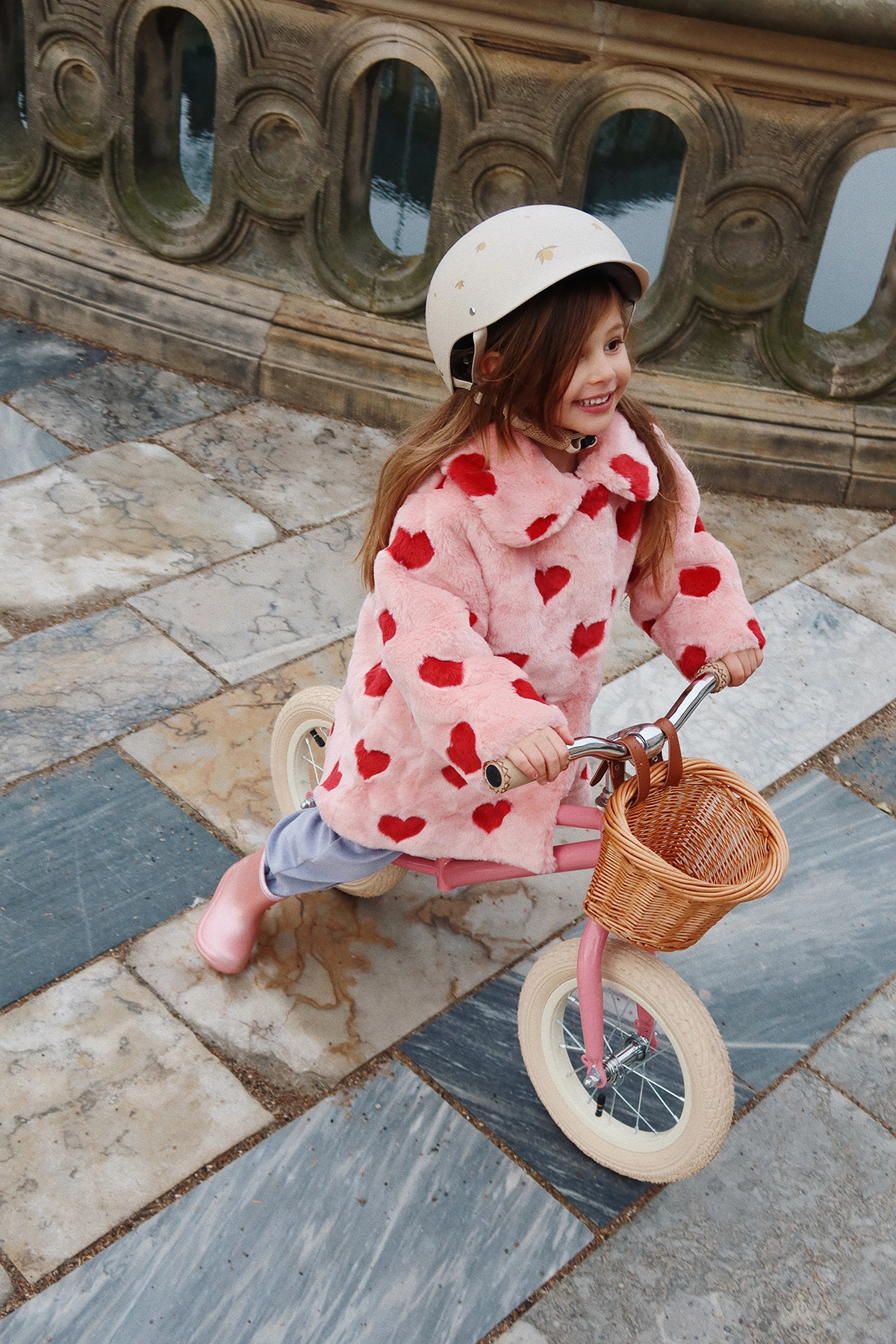 Konges Sløjd Laufrad Balance Bike „Sparkeling Pink“, 12-Zoll, ab ca. 2 Jahre