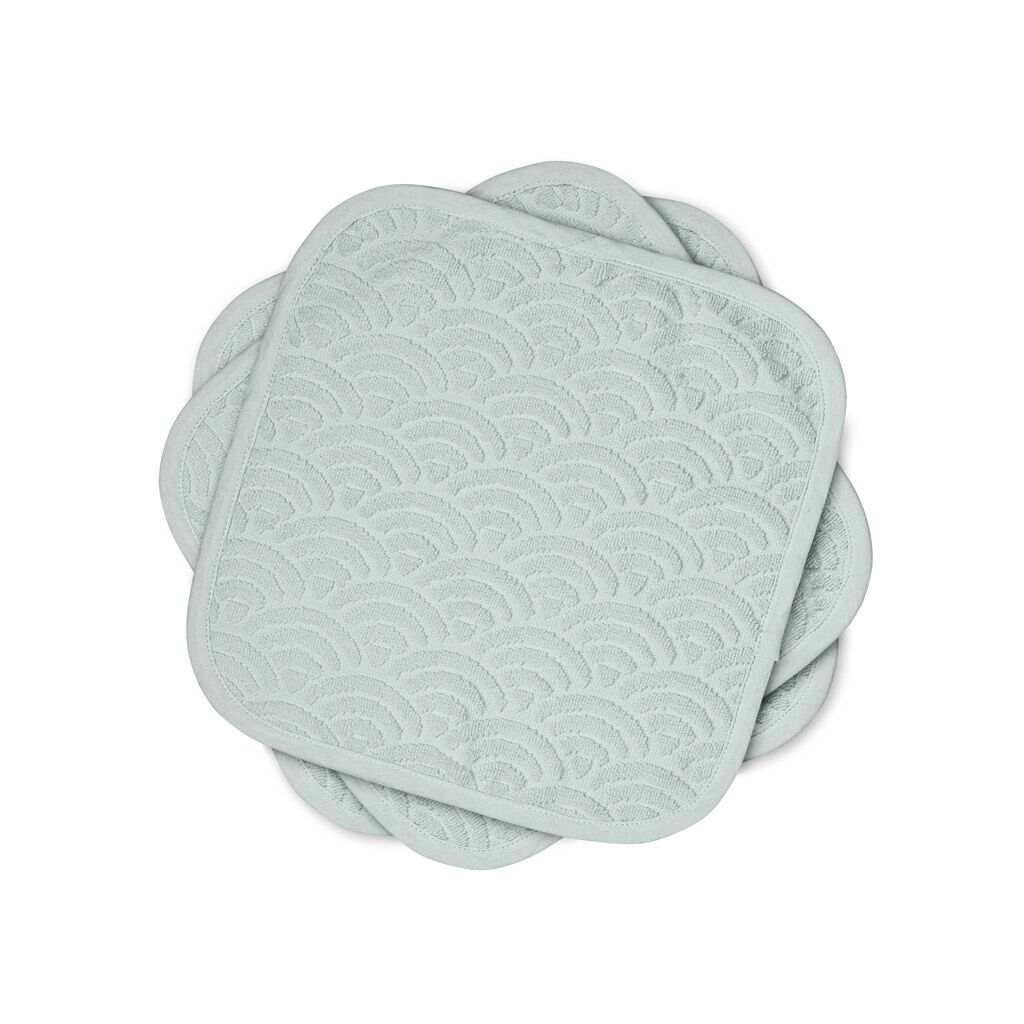 Cam Cam Waschlappen „Classic Grey“, 30x30cm, 3er-Set, GOTS