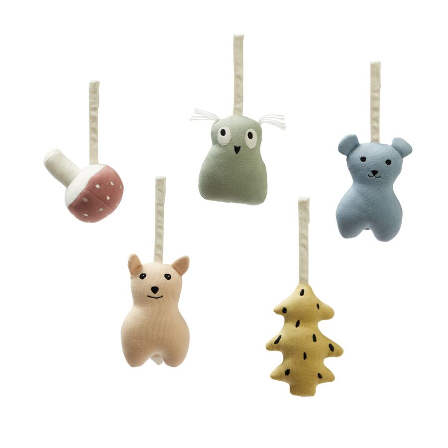 Kids Concept Kids Concept Babygymfiguren Edvin Wald 5-teilig 01