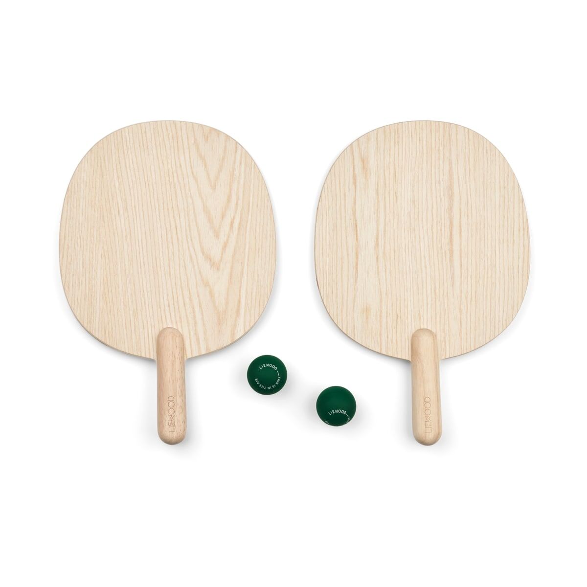 DELISTED Liewood Garten-Tennis-Set John „Garden green“, Holz, Beachtennis