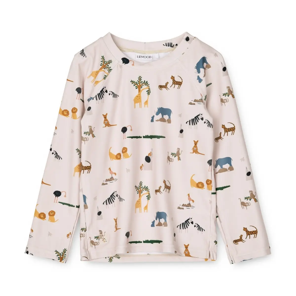 Liewood Noah Schwimm-T-Shirt „All together / Sandy“, LSF 40+