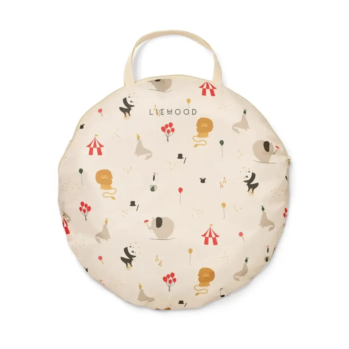 Liewood Pop-Up-Spieltunnel Emmanuel „Circus / Sandy“, 120x47cm