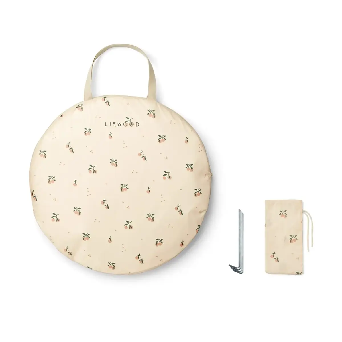 Liewood Pop-Up UV-Strandzelt mit Planschbecken Everett „Peach / Sea shell“