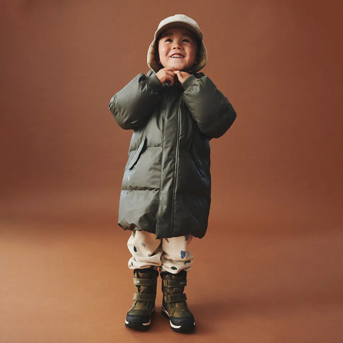 Wheat Puffer Jacke Coast „Winter Forrest“