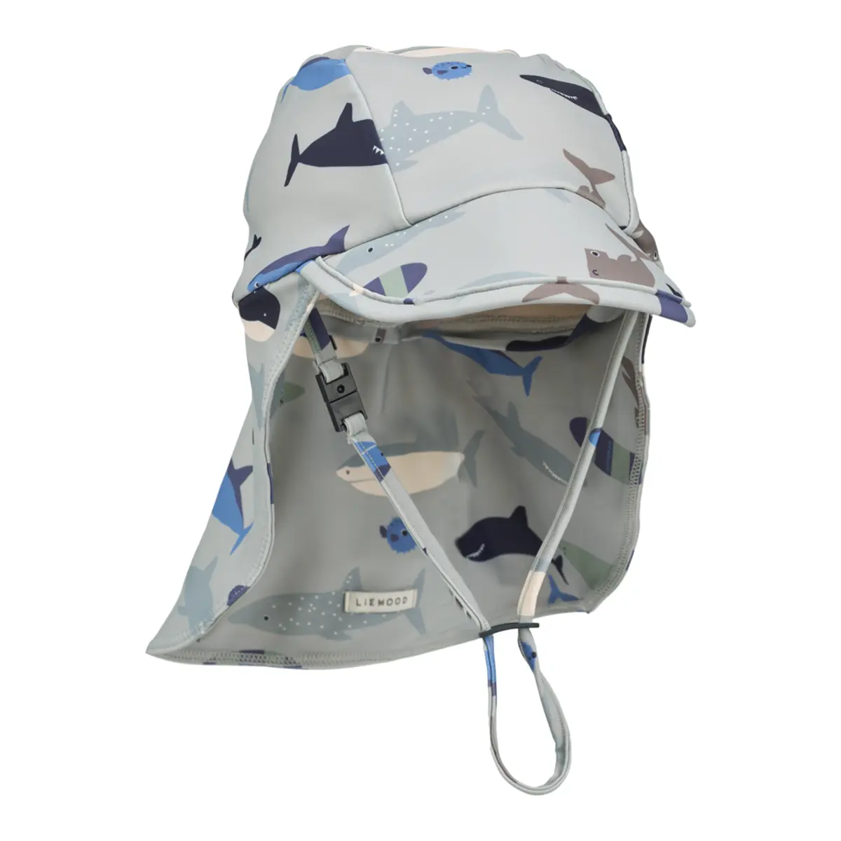 Liewood Sonnenhut Cecilia „Shark / Dove blue“, Badehut, UV 40+
