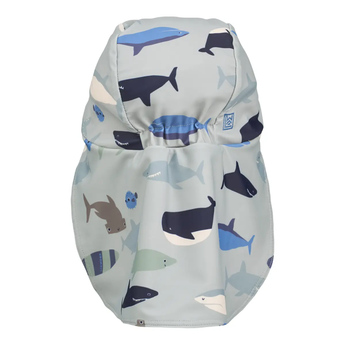 Liewood Sonnenhut Cecilia „Shark / Dove blue“, Badehut, UV 40+