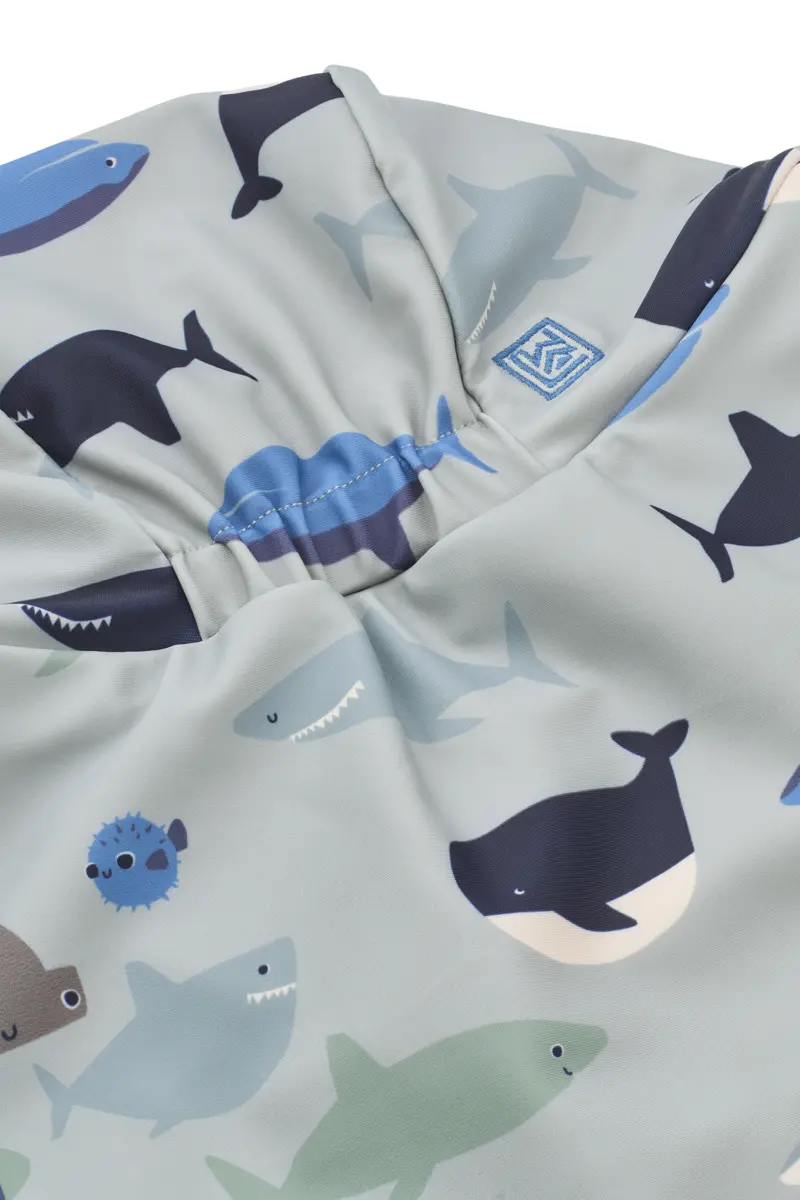 Liewood Sonnenhut Cecilia „Shark / Dove blue“, Badehut, UV 40+