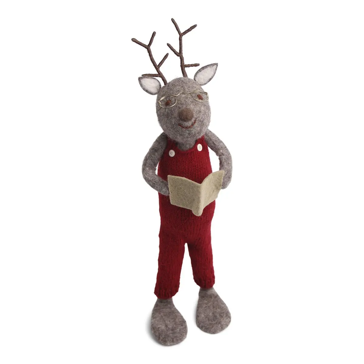 Gry & Sif Rentier „grau / Buch“ 60cm