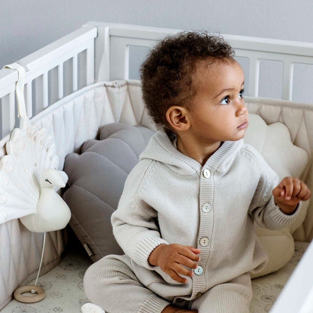 Cam Cam Bettnestchen „Light Sand“ Mit Baby