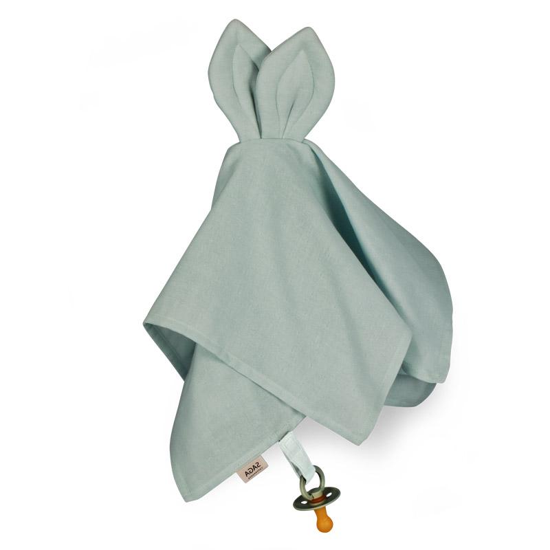 Saga Copenhagen Kuscheltuch Snoppa, Dusty Green, Bio : Oeko-Tex