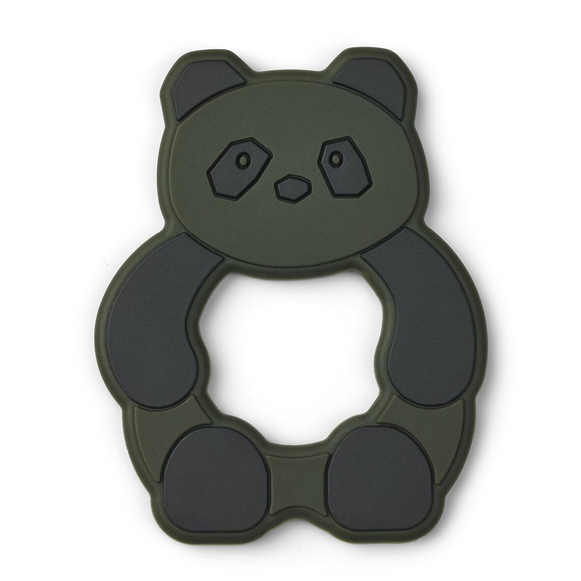 Liewood Gerda Beißring „Panda hunter green“, Silikon
