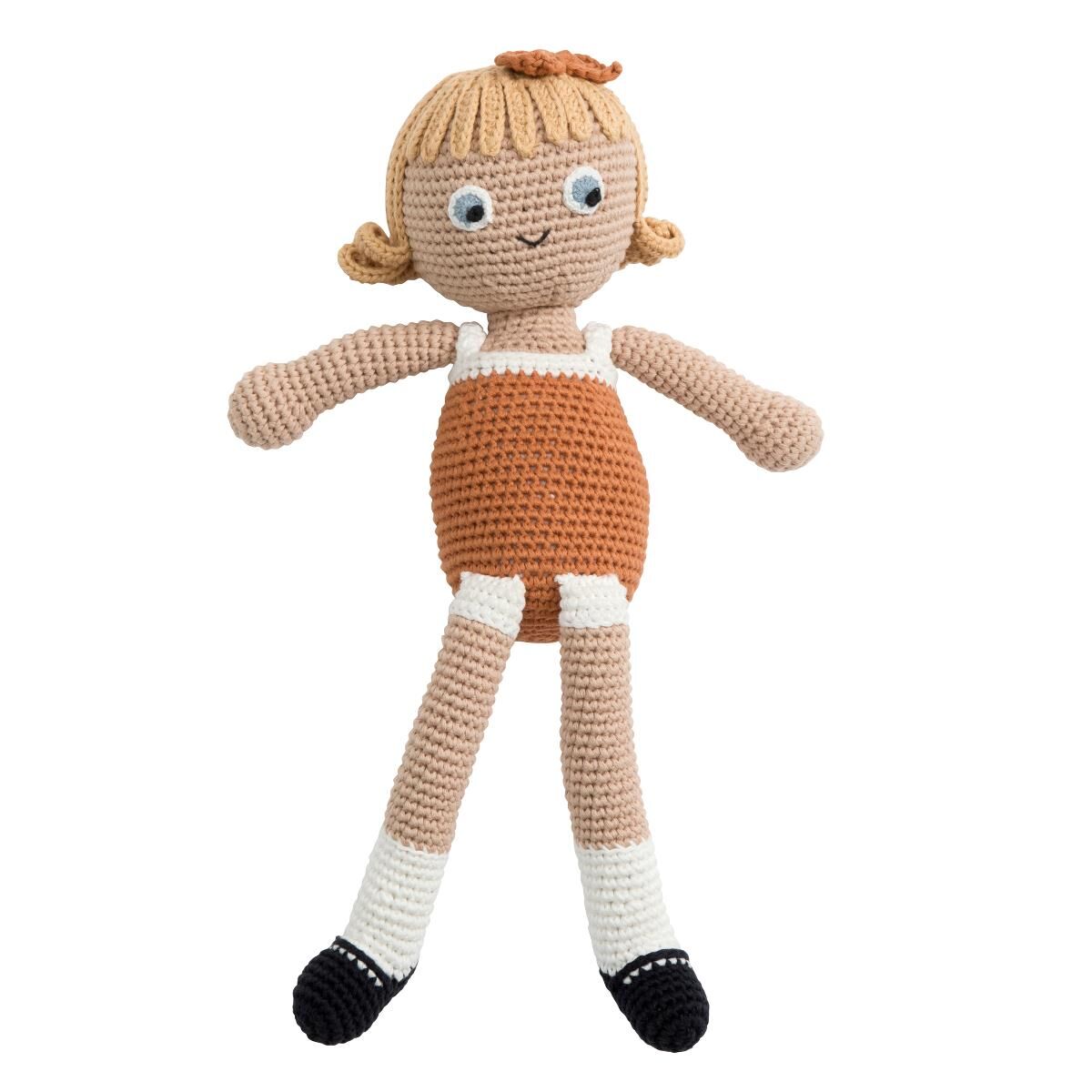 Sebra Häkelpuppe Camille, 40cm