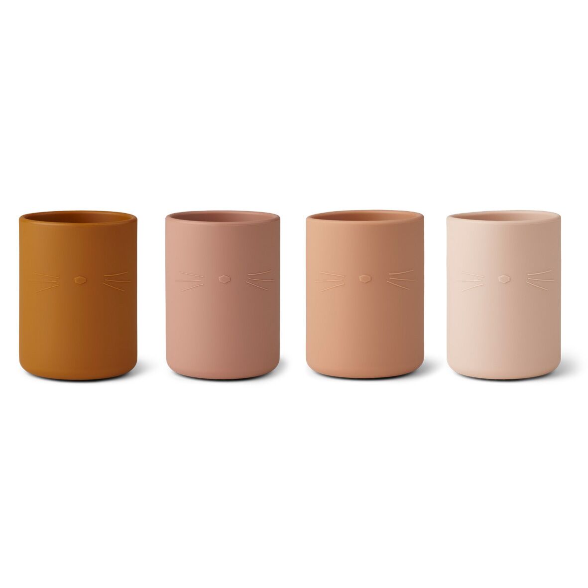 Liewood Ethan Becher „Cat rose multi mix“ aus Silikon, 4er-Set 02