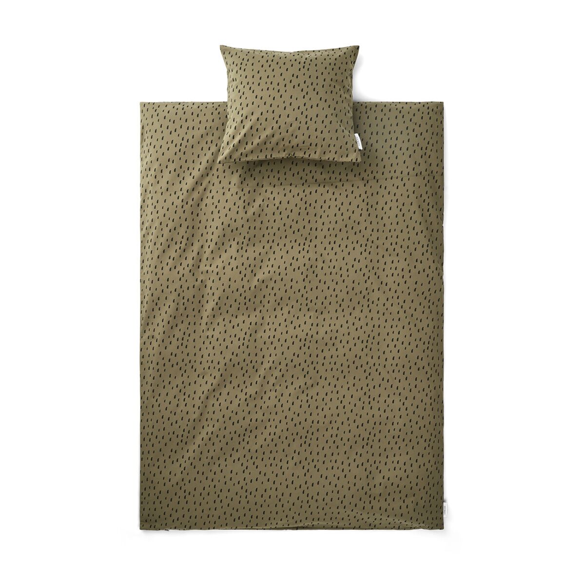 Liewood Junior-Bettwäsche Ingeborg „Graphic stroke : khaki“ 02