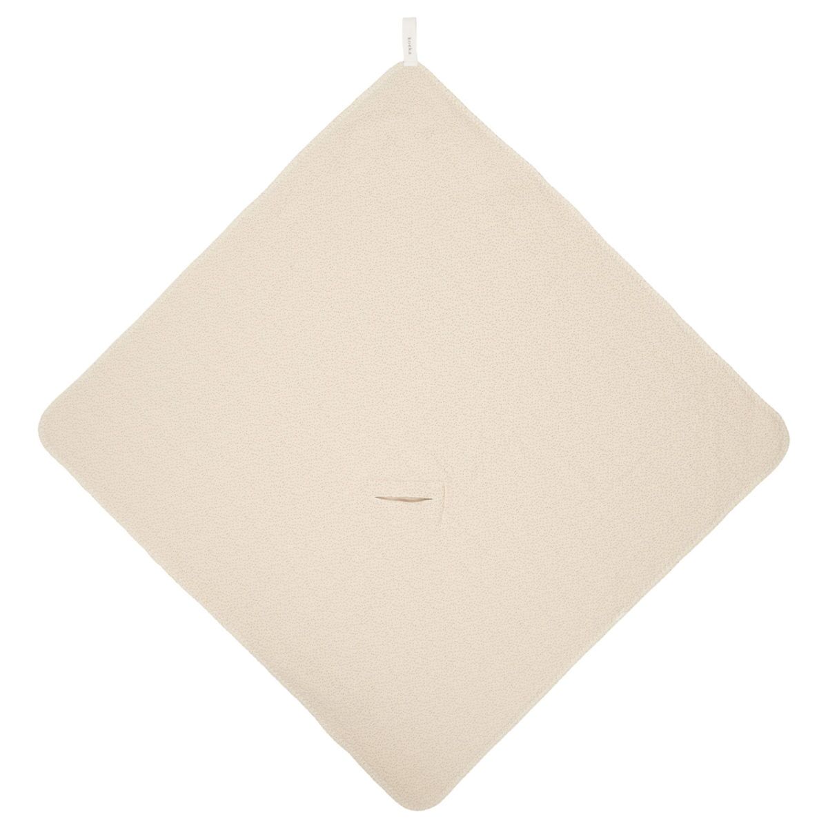 koeka Kapuzenhandtuch / Wickeltuch Riga, warm white, 100x100cm – Bild 4