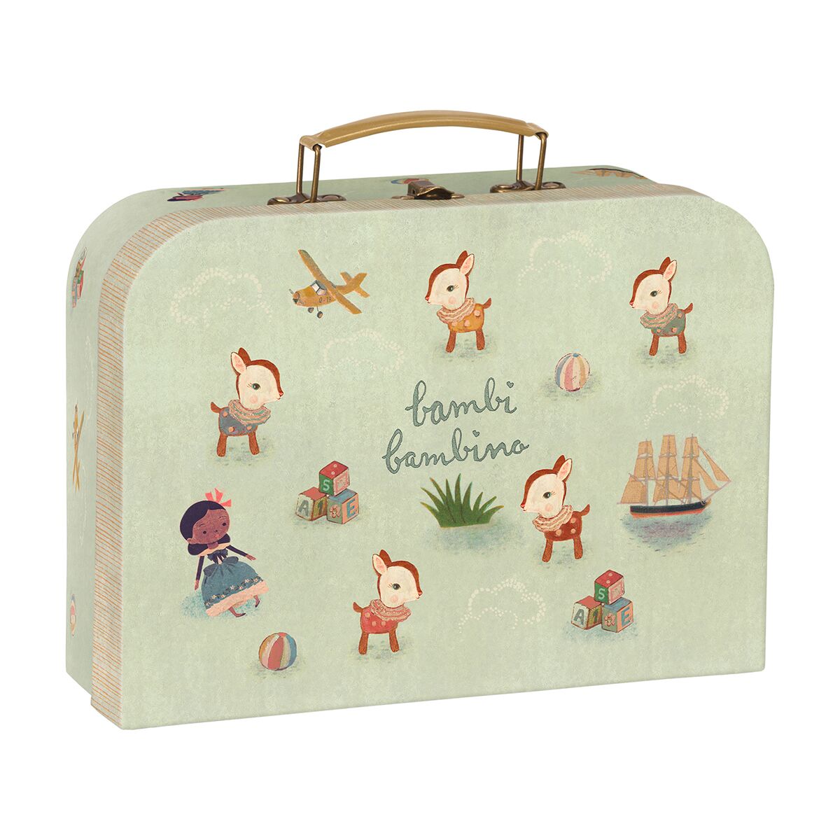 Maileg Baby Geschenk-Set „rusty“, Babydecke - Rassel - Koffer – Bild 3