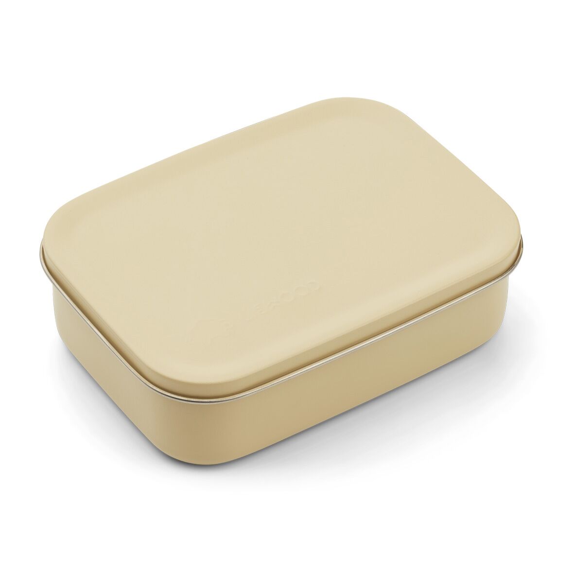Liewood Jimmy Lunchbox „Dino wheat yellow“, Edelstahl 01