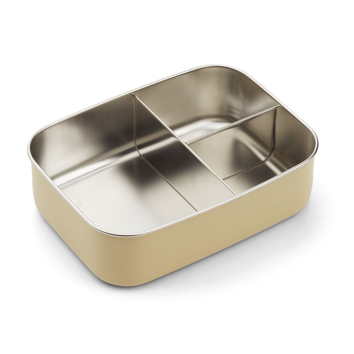 Liewood Jimmy Lunchbox „Dino wheat yellow“, Edelstahl 02