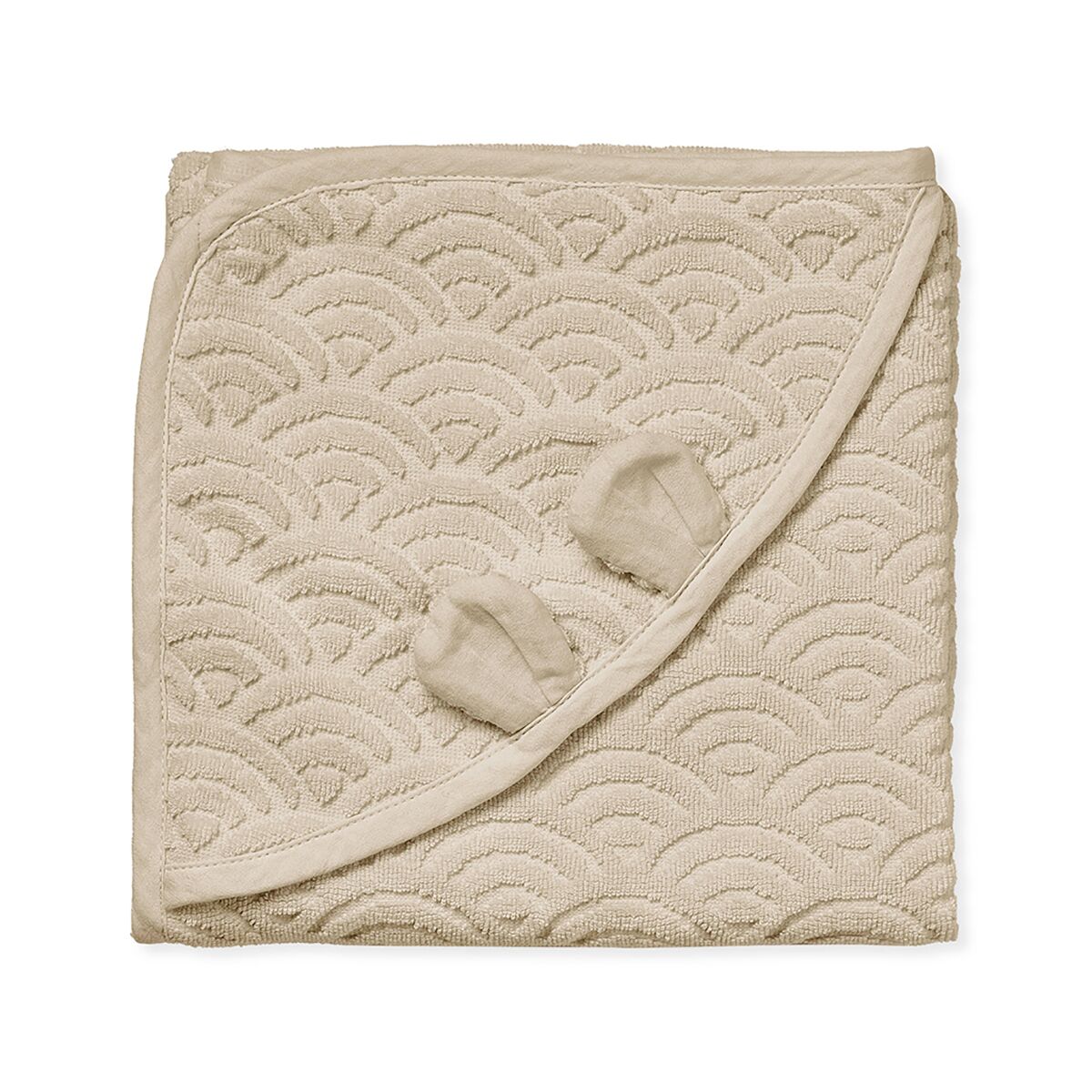 Cam Cam Babyhandtuch „Almond“, 80x80cm, GOTS 01