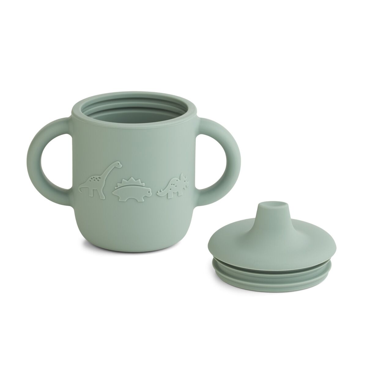 Liewood Neil Silikon Becher „Dino peppermint“