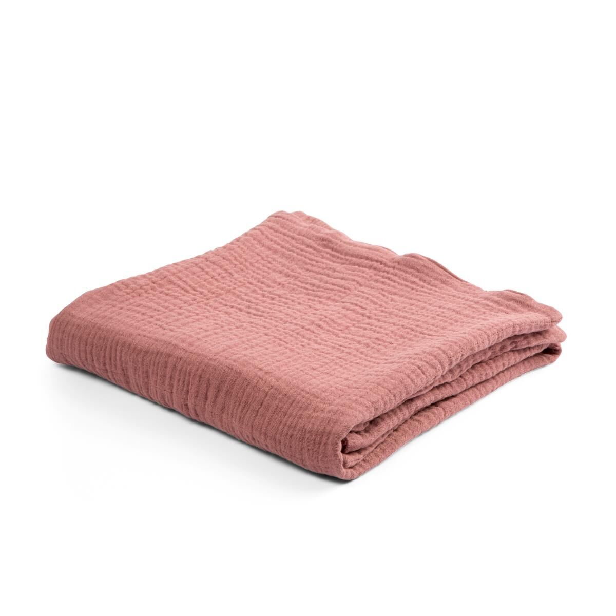 Sebra Babydecke, blossom pink, Bio-Musselintuch, 85x85cm 01