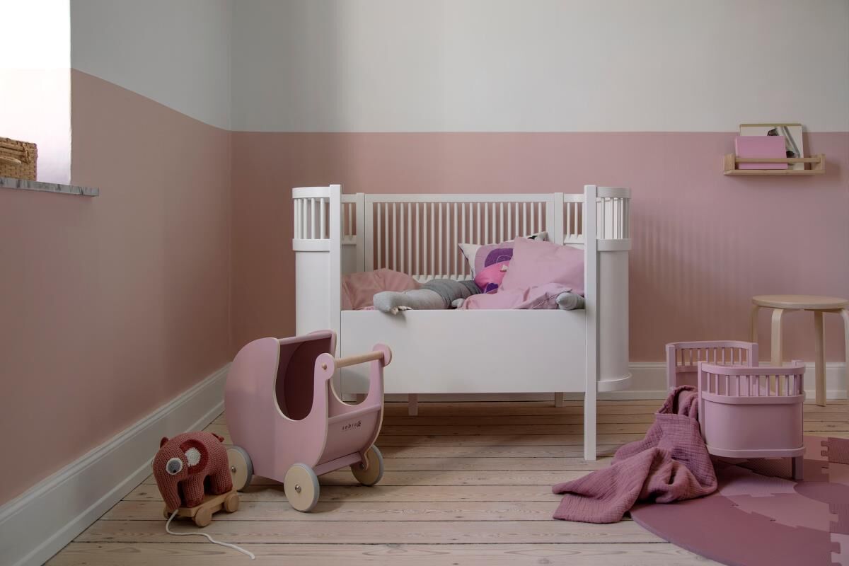 Sebra Babydecke, blossom pink, Bio-Musselintuch, 85x85cm 02