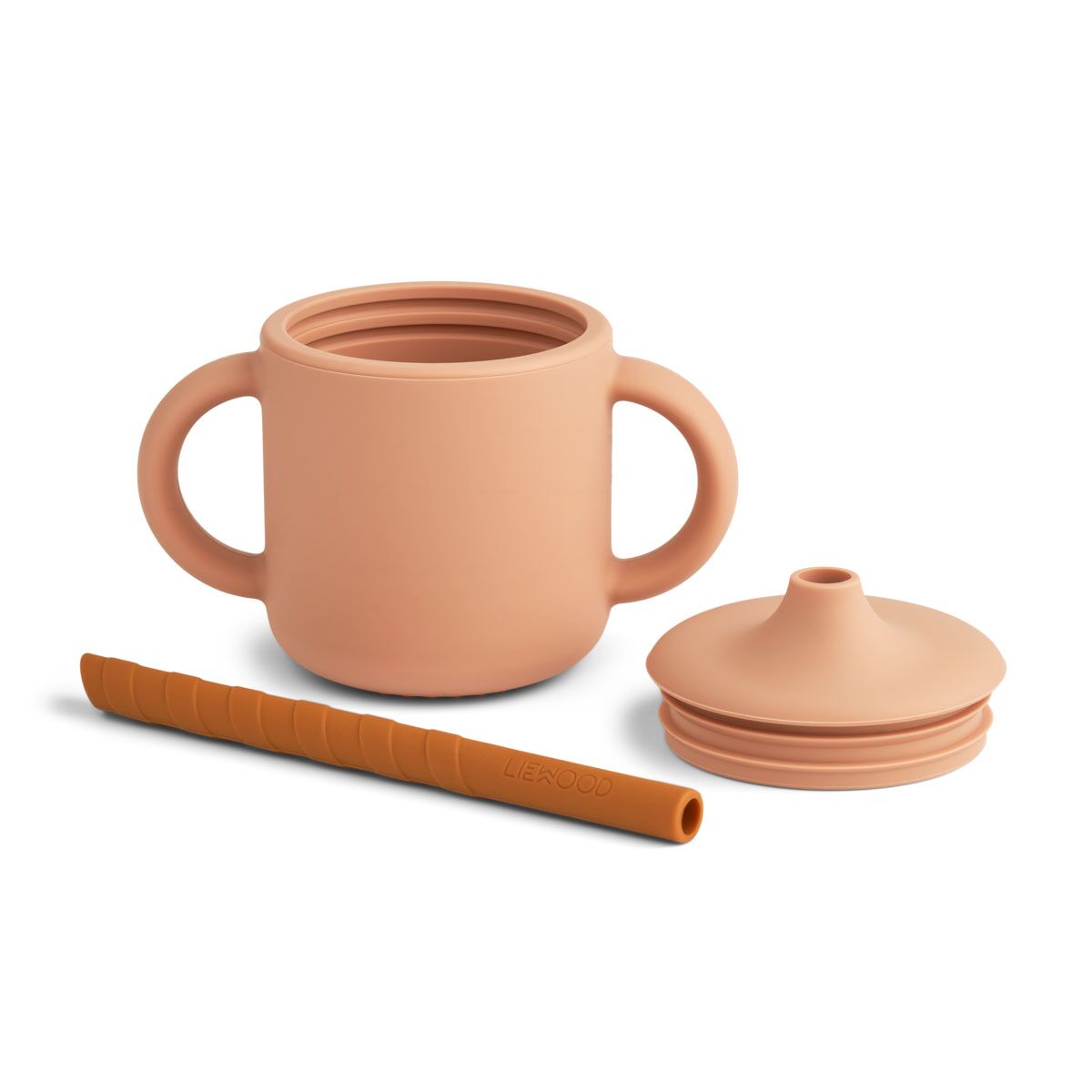 Liewood Cameron Silikon Schnabeltasse „Mustard / Tuscany rose mix“