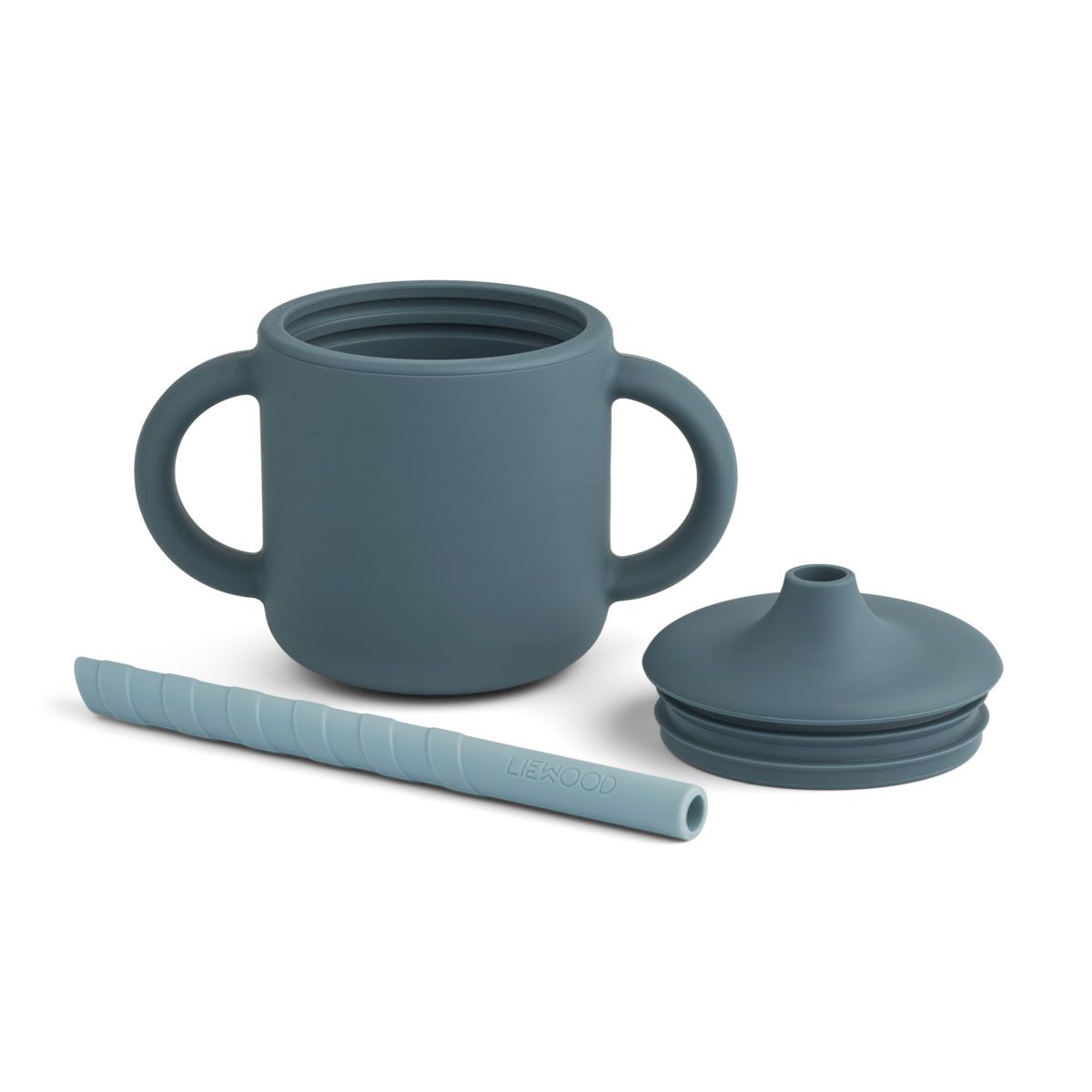 DELISTED Liewood Cameron Silikon Schnabeltasse „Blue mix“ – Bild 3