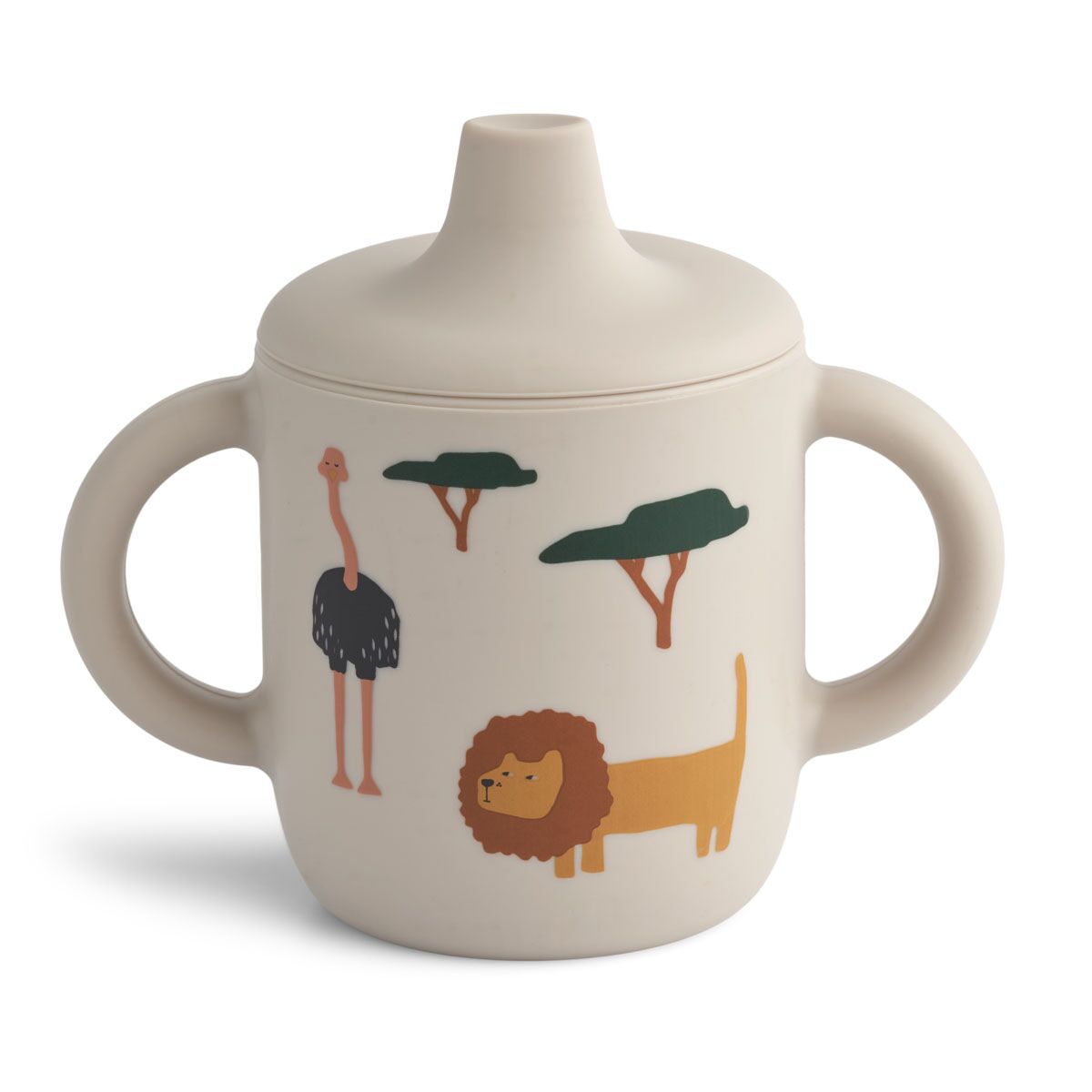 Liewood Neil Silikon Becher „Safari sandy mix“