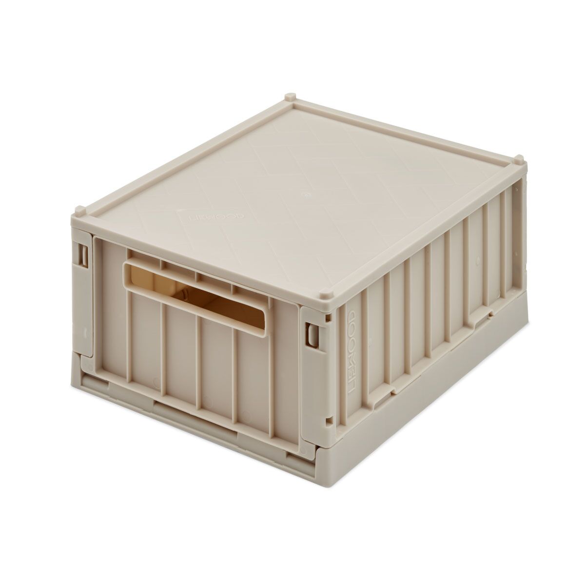 Liewood Aufbewahrungsbox Weston „Sandy“ mit Deckel, Größe S, 2er-Set, 25x18x10cm