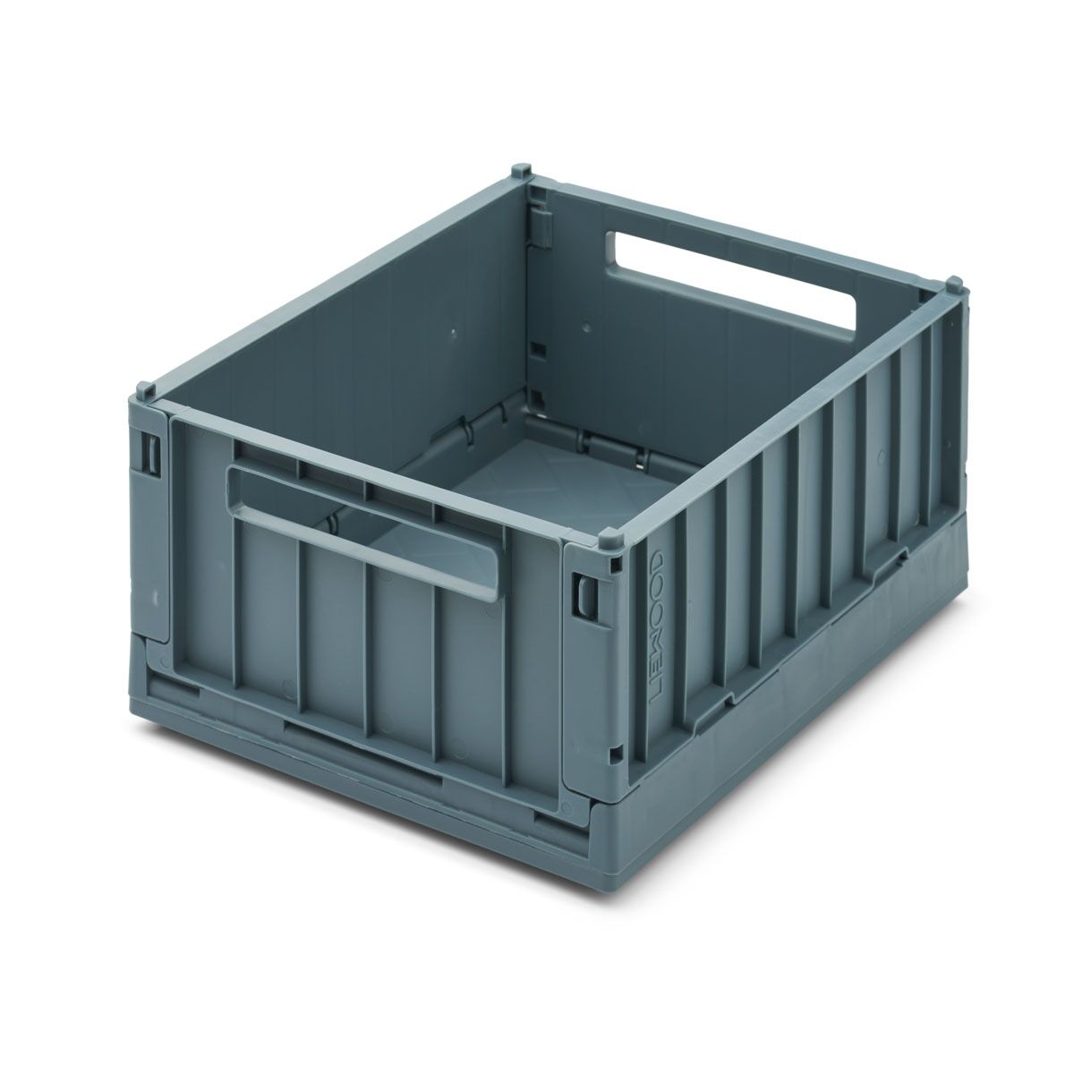 DELISTED Liewood Aufbewahrungsbox Weston „Whale blue“ mit Deckel, Größe S, 2er-Set, 25x18x10cm – Bild 3